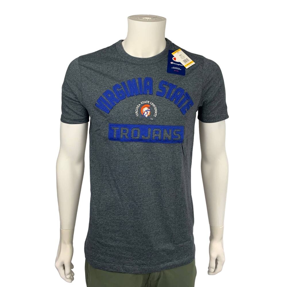 Virginia State University Trojans Men's Gray T-Shirt Medium